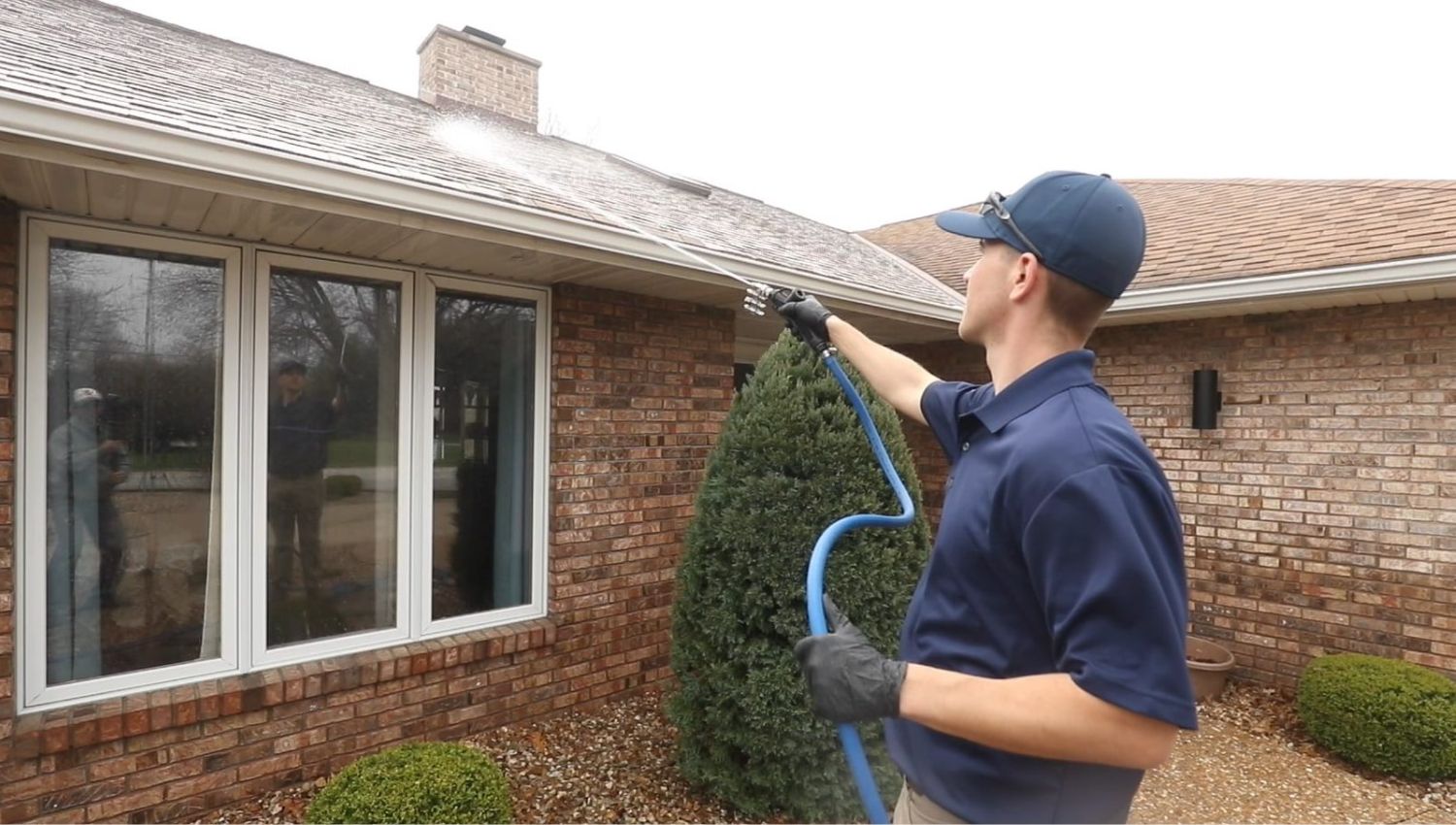 Wash Your Roof With A Power Washer
